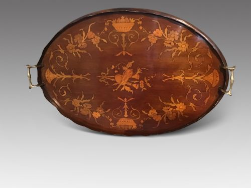 Antique Mahogany Tray
