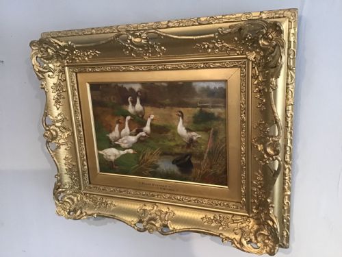 Victorian Oil Painting by Herbert William Weeks