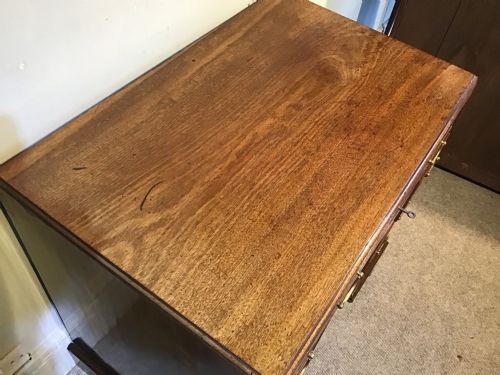 ANTIQUE MAHOGANY KNEEHOLE DESK - ADDITIONAL PHOTO 9