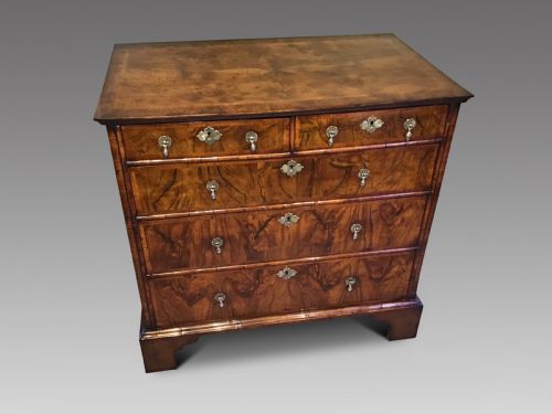Antique Walnut Chest of Drawers