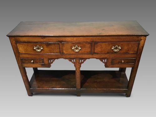 Antique Oak Dresser Base
