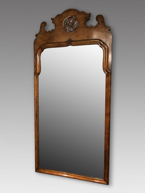 Antique Walnut Framed Mirror