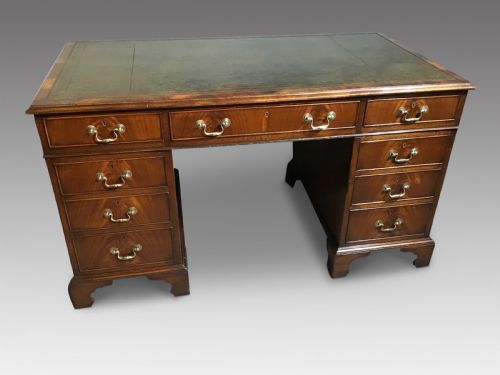 Antique Pedestal Desk