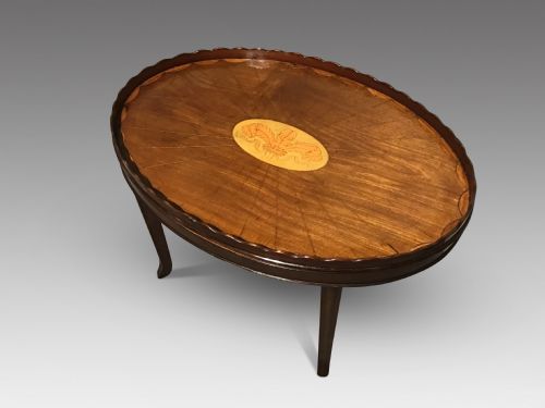 Antique Tray on Stand