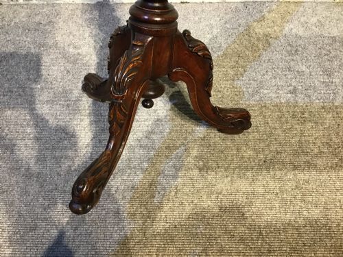 ANTIQUE OAK WINE TABLE - ADDITIONAL PHOTO 1