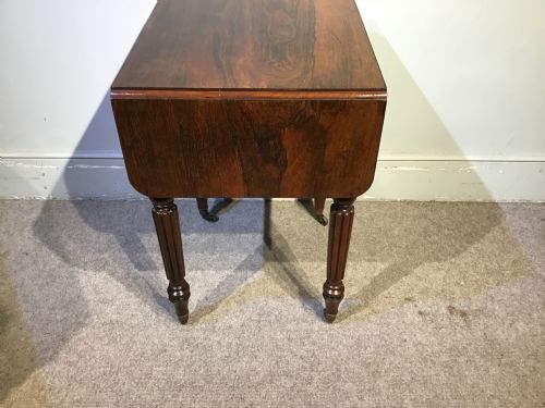 ANTIQUE PEMBROKE WORK TABLE - ADDITIONAL PHOTO 4