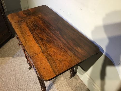 ANTIQUE PEMBROKE WORK TABLE - ADDITIONAL PHOTO 10