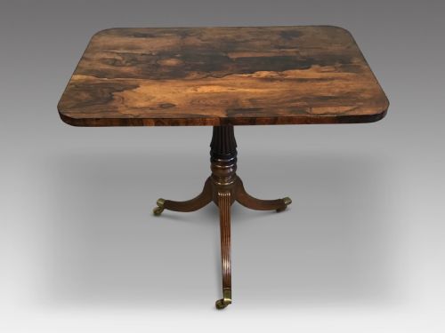 Regency Rosewood Tripod Table