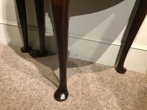 ANTIQUE DEMI LUNE TEA TABLE - ADDITIONAL PHOTO 5