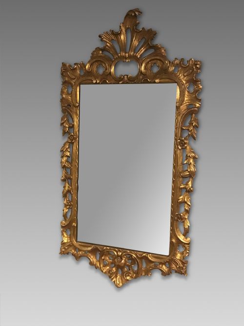Antique Giltwood Mirror