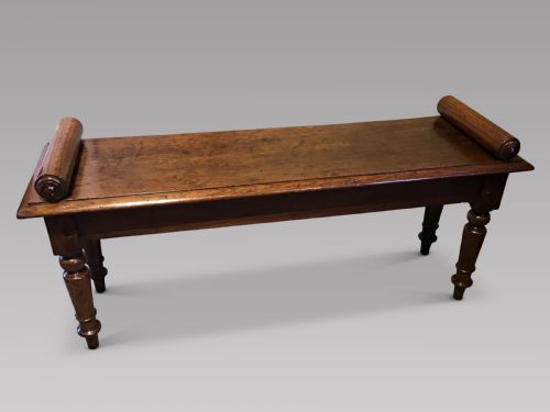 Antique Victorian Hall Bench