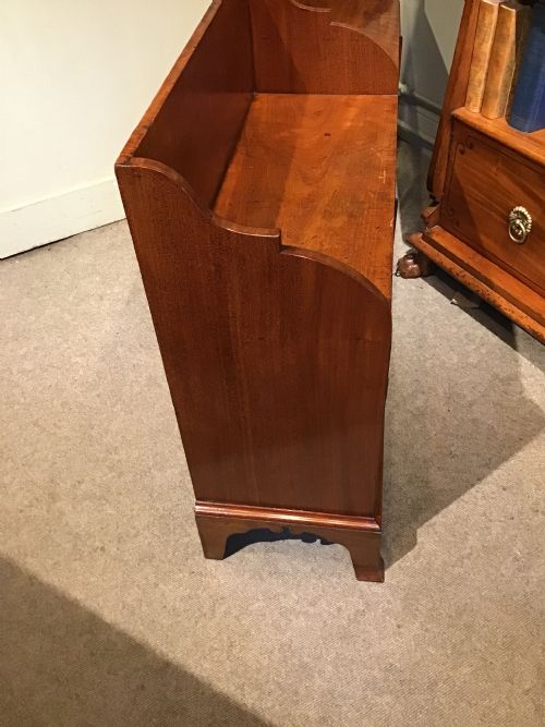 ANTIQUE MAHOGANY SIDE CABINET - ADDITIONAL PHOTO 9