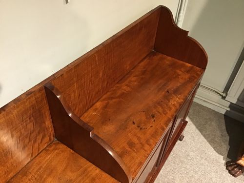 ANTIQUE MAHOGANY SIDE CABINET - ADDITIONAL PHOTO 3