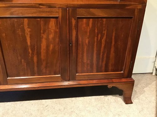 ANTIQUE MAHOGANY SIDE CABINET - ADDITIONAL PHOTO 5
