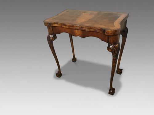 Antique Walnut Card Table