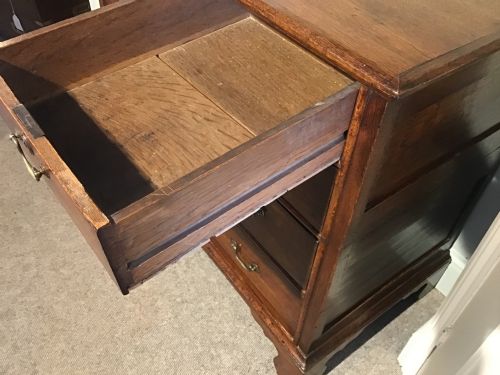 ANTIQUE OAK CHEST OF DRAWERS - ADDITIONAL PHOTO 6