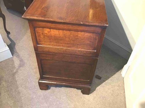 ANTIQUE OAK CHEST OF DRAWERS - ADDITIONAL PHOTO 8