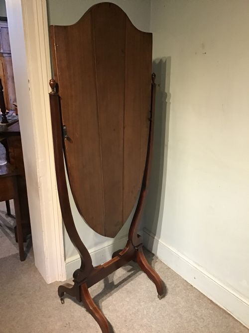 ANTIQUE CHEVAL MIRROR - ADDITIONAL PHOTO 8