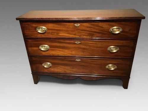 Antique Mahogany Hall Chest