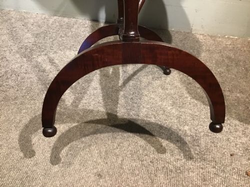ANTIQUE MAHOGANY FOLDING TABLE - ADDITIONAL PHOTO 4