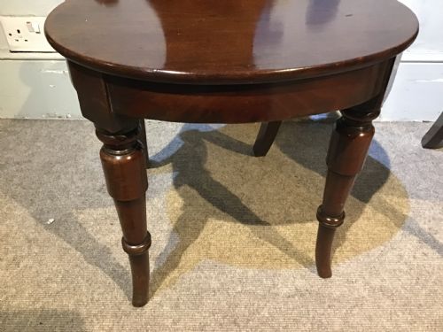 PAIR OF ANTIQUE MAHOGANY HALL CHAIRS - ADDITIONAL PHOTO 8