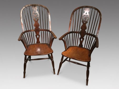 A Pair of Antique Windsor Chairs