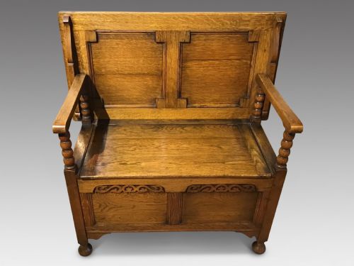 Antique Monks Bench