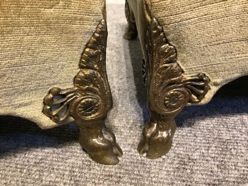 PAIR OF ANTIQUE STOOLS - ADDITIONAL PHOTO 4