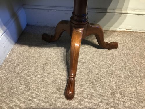 ANTIQUE MAHOGANY DUMB WAITER - ADDITIONAL PHOTO 3