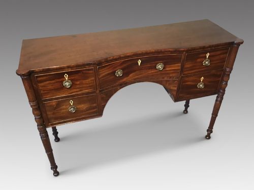 ANTIQUE MAHOGANY HALL TABLE - ADDITIONAL PHOTO 1