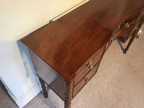 ANTIQUE MAHOGANY HALL TABLE - ADDITIONAL PHOTO 2