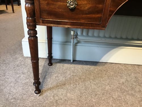 ANTIQUE MAHOGANY HALL TABLE - ADDITIONAL PHOTO 5