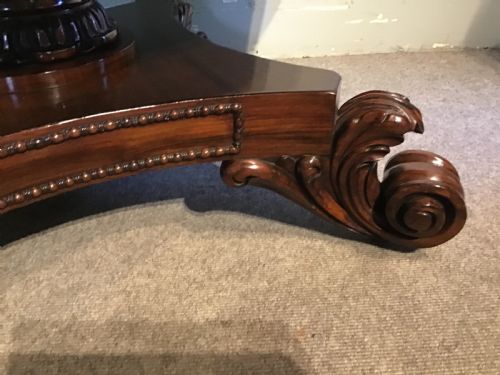 ANTIQUE GONALO ALVES CENTER TABLE - ADDITIONAL PHOTO 5