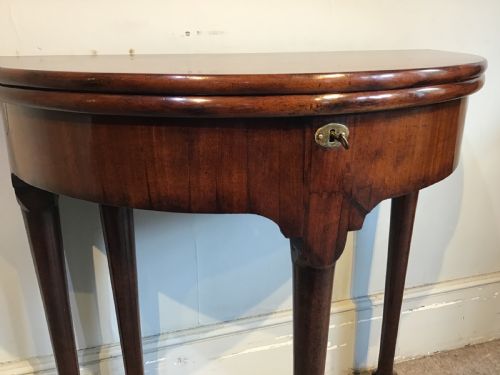 GEORGIAN MAHOGANY TEA TABLE - ADDITIONAL PHOTO 7