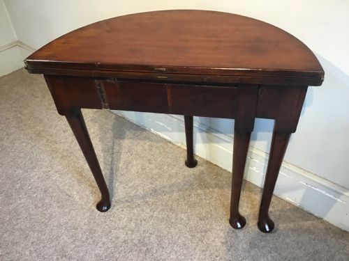 GEORGIAN MAHOGANY TEA TABLE - ADDITIONAL PHOTO 10