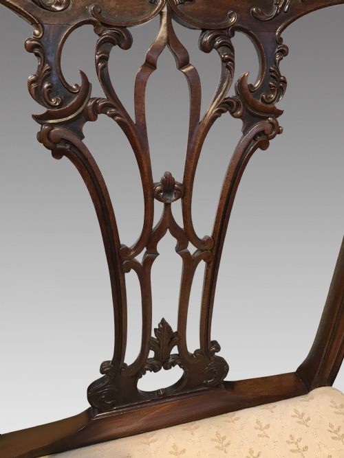 SET OF EIGHT GEORGIAN MAHOGANY DINING CHAIRS - ADDITIONAL PHOTO 4