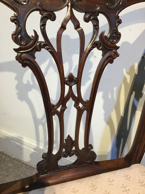 SET OF EIGHT GEORGIAN MAHOGANY DINING CHAIRS - ADDITIONAL PHOTO 5