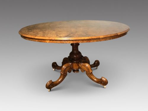 Victorian Oval Walnut Breakfast Table