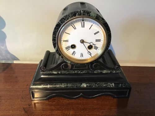 Antique Slate and Marble Clock
