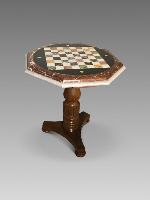 Antique Chess Table