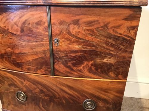 ANTIQUE MAHOGANY CABINET - ADDITIONAL PHOTO 3
