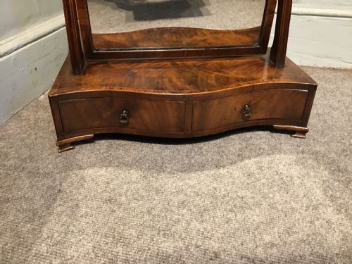 GEORGIAN MAHOGANY TOILET MIRROR - ADDITIONAL PHOTO 5