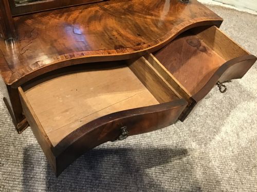 GEORGIAN MAHOGANY TOILET MIRROR - ADDITIONAL PHOTO 9