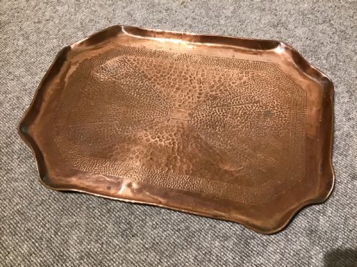Arts and Crafts Copper Tray