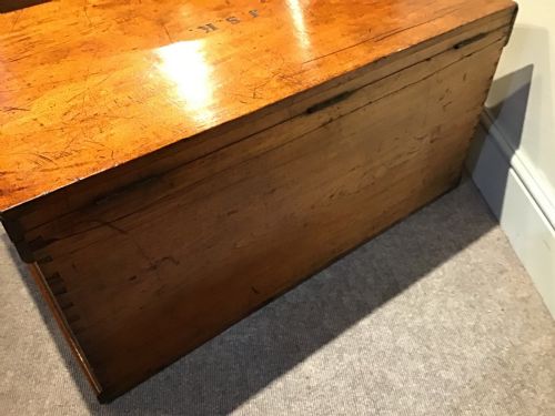ANTIQUE TEAK TRUNK - ADDITIONAL PHOTO 4