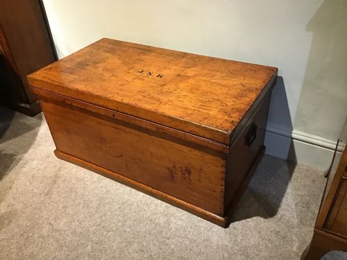 ANTIQUE TEAK TRUNK - ADDITIONAL PHOTO 6