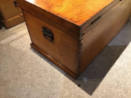 ANTIQUE TEAK TRUNK - ADDITIONAL PHOTO 10