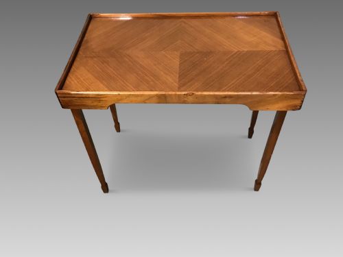 Antique Walnut Folding Tray Table