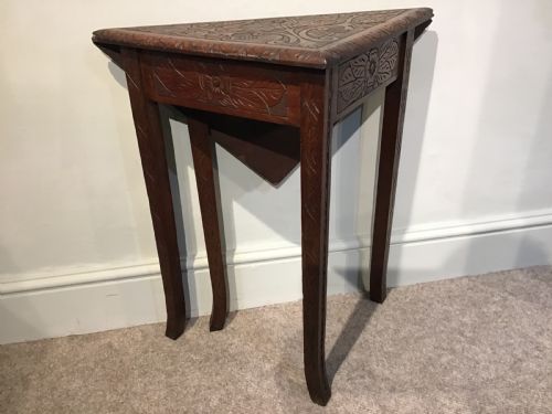 ANTIQUE CORNER TABLE - ADDITIONAL PHOTO 3