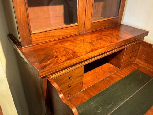 VICTORIAN SECRETAIRE BOOKCASE - ADDITIONAL PHOTO 5